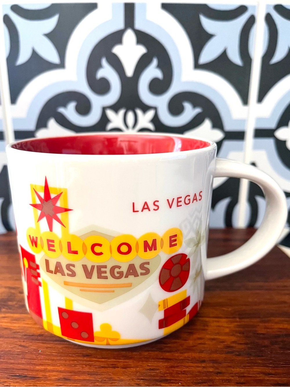 STARBUCKS You Are Here Collection LAS VEGAS Ceramic Mug Cup 14 oz (2015)